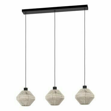 EGLO HL/3 E27 SCHWARZ/FÄDEN CREME 'MIDSUMER'