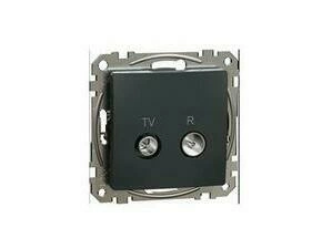 SCHN SDD114478R Sedna D/E - TV R zásuvka průběžná 10dB, Antracit