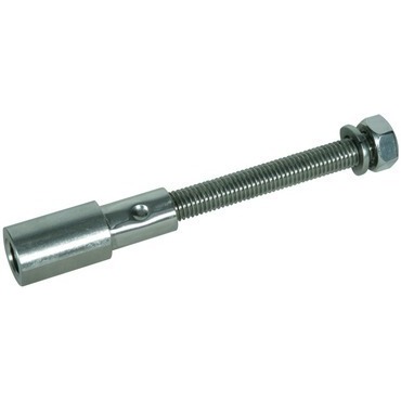 DEHN 478699  Závitový adaptér M10/10, l 130 mm, nerez (V4A) s maticí a pérovou podložkou, pro uz DEH DEHN