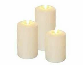 EMOS DCCV15 3LED RND CAND FLICKER VNT RC