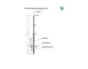 LPH 8 stožár silniční dvoustupňový
