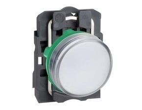 Signálka s LED SCHNEIDER XB5AVM1, 230.....240V, bílá