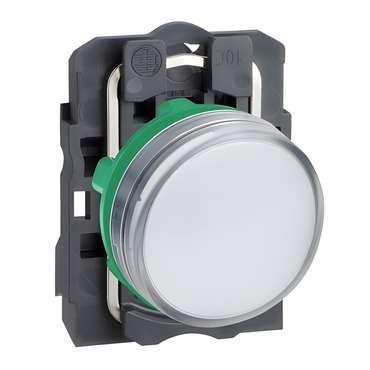 Signálka s LED SCHNEIDER XB5AVM1, 230.....240V, bílá