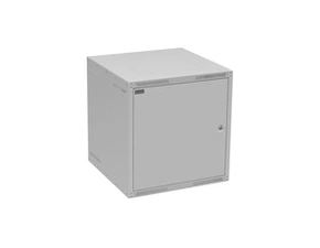 Rozvaděč nástěnný SOLARIX GrandN-12U-66-21-G, 19", 12U, RAL 7035, 600x600 mm, plechové dveře