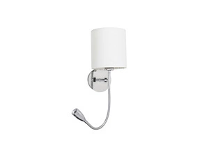 Svítidlo nástěnné RABALUX 6529 LARKIN chromová E27 1x MAX 40W+LED 3W