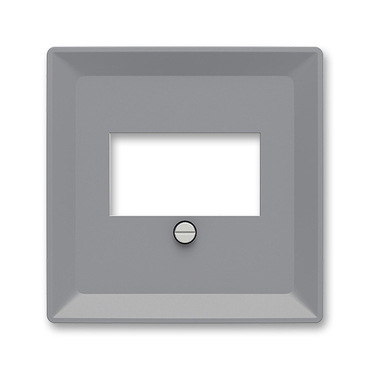 Kryt zásuvky ABB Zoni 5014T-A00040 241, šedá, komunikační (HDMI, USB, VGA, USB nab., repro)