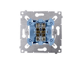 Přepínač střídavý SIMON SW6M, (přístroj), řazení 6, 10 A/250 V~, bezšroubové svorky,