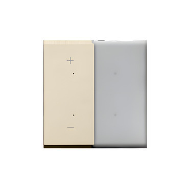 Kryt SIMON 55 TKE24/144, pro elektronické spínače a ovladače, 1/2násobný, levostranný, champagne ma