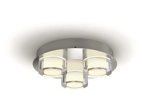 Seru SVÍTIDLO STROPNÍ LED 3x4,5W 1500lm 2700K IP44, bílá