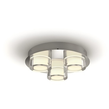 Seru SVÍTIDLO STROPNÍ LED 3x4,5W 1500lm 2700K IP44, bílá