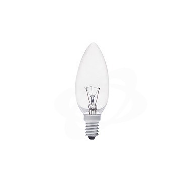 DAM Čirá speciální žárovka E14, 25W, 240-25, svíčka