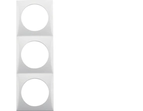HAG 918192519 Rámeček 3-násobný, Integro Flow, bílá, lesk