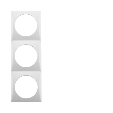 HAG 918192519 Rámeček 3-násobný, Integro Flow, bílá, lesk