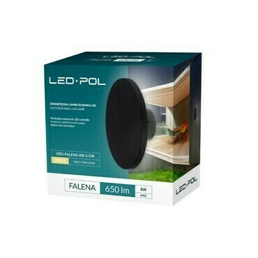 Fasádní a zahradní LED svítidlo LED-POL Falena 8W 2 neutrální bílá