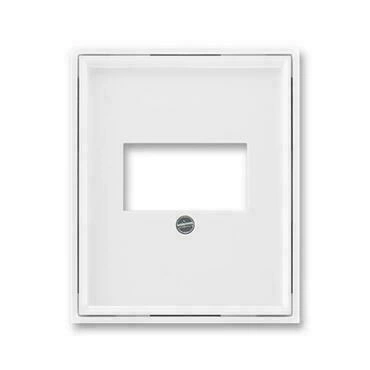 Kryt zásuvky ABB Element 5014E-A00040 03, bílá/bílá, komunikační (HDMI, USB, VGA, USB nab.)