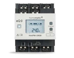 Smart ovladač osvětlení HOMEMATIC IP HmIPW-DRS8, drátový, 8 kanálů