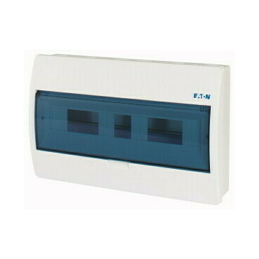Rozvodnice nástěnná EATON 280348 BC-O-1/18-ECO, průhledné plast. dveře, 1 řada, 18 modulů