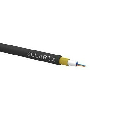 Kabel optický SOLARIX SXKO-MINI-2-OS-HDPE, 2vl, MINI, Singlemode, 9/125, OS, HDPE, Fca, zafukovací