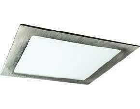 Svítidlo LED vestavné GREENLUX LED120 VEGA-S matný chrom 24W, teplá bílá
