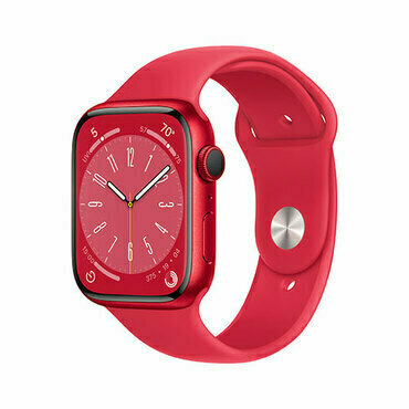 APPLE MNP43CS/A Apple Watch Series 8 GPS 45mm (PRODUCT)RED Aluminium Case with (PRODUCT)RED Sport Ba