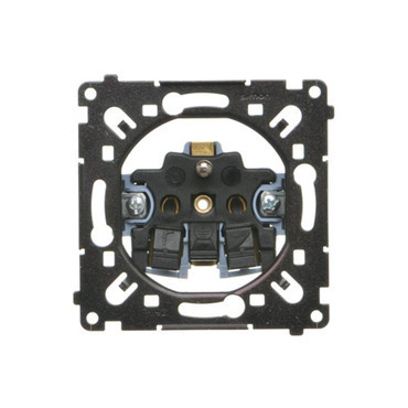Zásuvka SIMON SGZ1CMR, 1 násobná (přístroj), 16 A/250 V~, bezšroubové svorky,