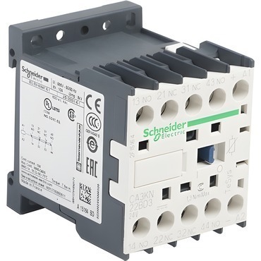 SCHN CA3KN22BD3 Pom. miniStykač 2"Z"+2"V" 24V , cívka s integr.ochr.