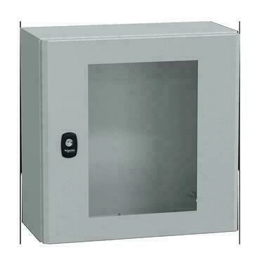 SCHN NSYS3D4420T S3D, 400x400x200, průh. dveře, RAL 7035