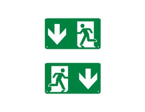LED svítidlo nouzové LEDVANCE EM EXIT PICTO DOWN EUE
