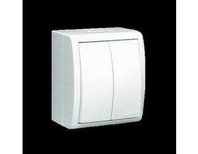 Spínač sériový SIMON AQW5/11, IP54, řazení 5, 10 A/250 V~, šroubové svorky, bílá