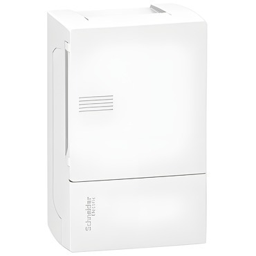 Rozvodnice nástěnná SCHN MIP12104 Mini Pragma 4M, bílé plné dveře