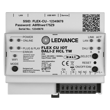Jednotka řídící LEDVANCE FLEX CU IOT DALI-2 HCL TW