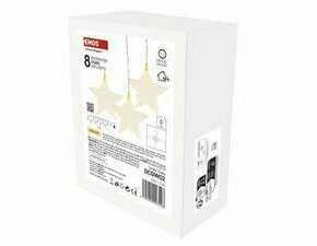 EMOS DCGW02 8LED ACRYLIC STAR WW