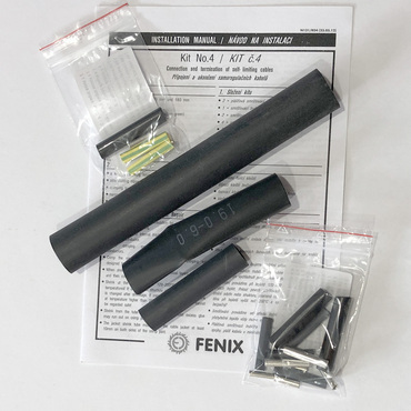 FENIX 5030124 KIT č. 4 - pro samoregulační kabely Sada pro svépomocné zakončení kabelů ELSR