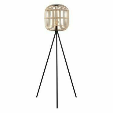 Lampa stojací EGLO STL 1 E27 SCHWARZ HOLZ BORDESLEY
