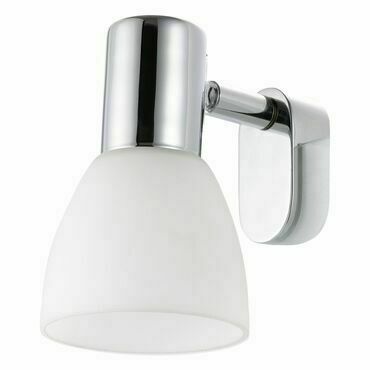 Svítidlo zrcadlové EGLO SPIEGELLEUCHTE 1 E14 CHROM STICKER