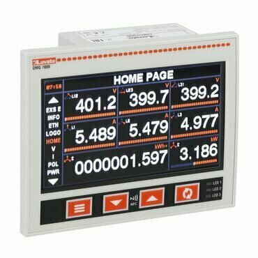 Panelový multimetr LOVATO DMG7000 (analyzátor sítě), barevný LCD