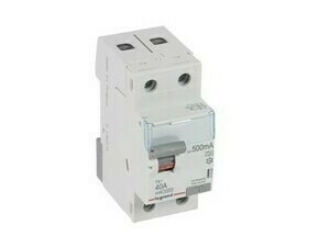 Chránič dvoupolový LEGRAND 411580 TX3 CHRÁN. 2P 40A 500MA A