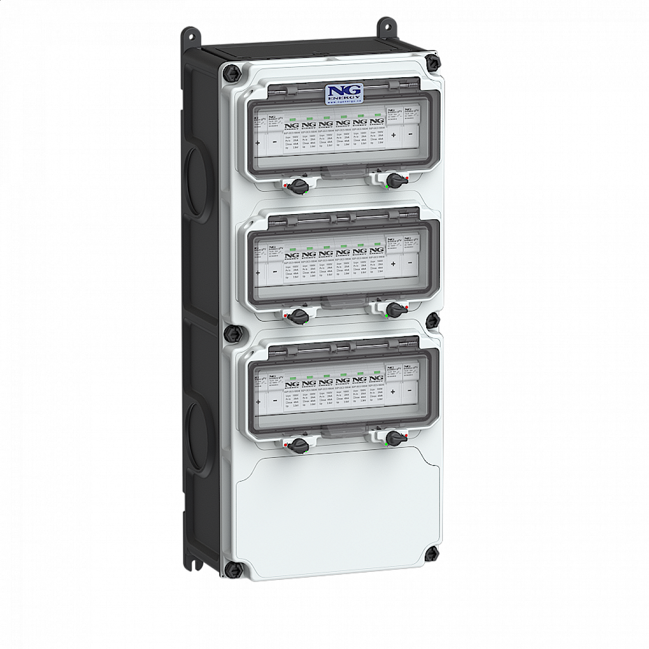 NG FVE 51 6433 VB.01 Fotovoltaický rozvaděč VARIABOX, 6x svodič přepětí ...