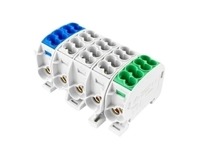 EL 1002991 Svorkovnice rozbočovací HLAK 25//5 C N3LPE, 152A, 5pól., CU, IP20, M/3xŠ/Z, na DIN (bal.1