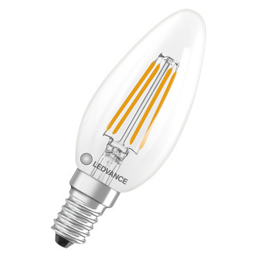 LED žárovka svíčka LEDVANCE LED CLB60 5.9W 827  FILCL  E14 P