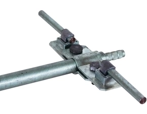 DEHN 620012  Připojovací svorka pro hl. zemnič, FeZn, D 20mm oboustranná, se svorkou KS, pro prů DEH DEHN