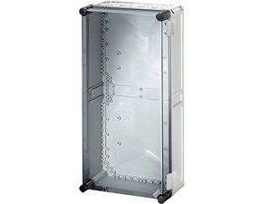 HEN Mi 9400 Prázdná rozvodnice s průhledným víkem na pantech, IP 65, vnější rozměry (š-v-h) 300x600x