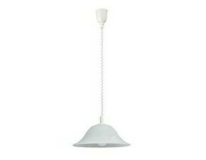 Závěsné svítidlo Alabastro bílé alabastrové sklo E27 1×60W RABALUX 3904