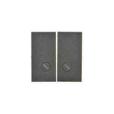 Kryt 2 násobný SIMON TKW6/2L2/116, pro přístroje spínačů a tlačítek, grafitová matná