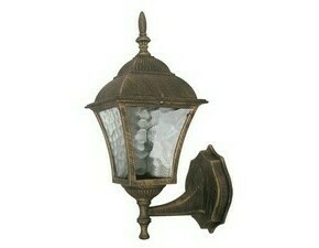 Venkovní nástěnné svítidlo Toscana antická zlatá E27 1×60W RABALUX 8392