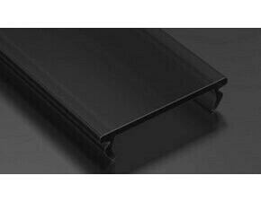 Difuzor GREENLUX CV-PROFIL DOUBLE PMMA BLACK 1M (11-2077-10)