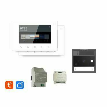 SADA DV 2úč.MODULÁRNÍ tablo na zeď: 2xIS20:7" TUYA;PS01;distributor
