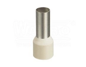 wpr7364 DUI-0.50-8 bi lisovací dutinka s izolací PP (polypropylen), 0,50 mm2, d: 8 mm, bílá (III. DI