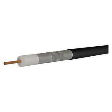 Kabel koaxiální EMOS S5265, CB113UV, PVC, UV, vodič 1,13 mm, plášť 7,05 mm, venkovní, 100 m