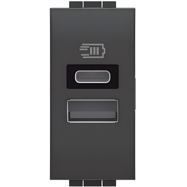 LEG L4191AC BTLLT NABÍJEČKA USB A+C 1M ANTRACIT
